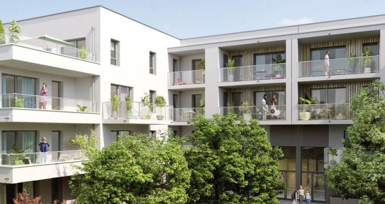 Achat / Vente immobilier neuf Bischheim sur les bords du canal à 9 min du tram (67800) - Réf. 9412