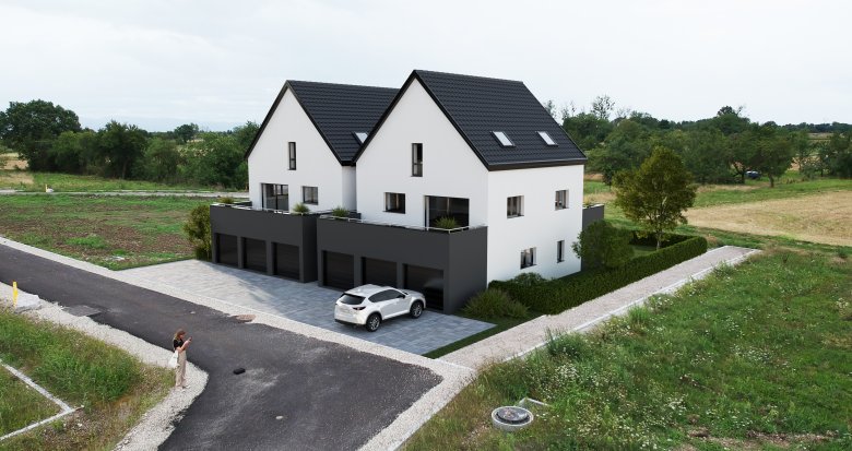 Achat / Vente immobilier neuf Herrlisheim à 800m du coeur de bourg (67850) - Réf. 9453