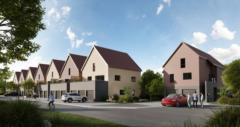 Achat / Vente immobilier neuf Niederschaeffolsheim à 7 minutes de Brumath et d’Haguenau (67500) - Réf. 8377