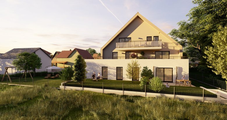 Achat / Vente immobilier neuf Oberhoffen-sur-Moder à 10 min de route d’Haguenau (67240) - Réf. 9458