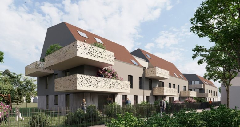 Achat / Vente immobilier neuf Souffelweyersheim à moins de 200m du centre-ville (67460) - Réf. 9428