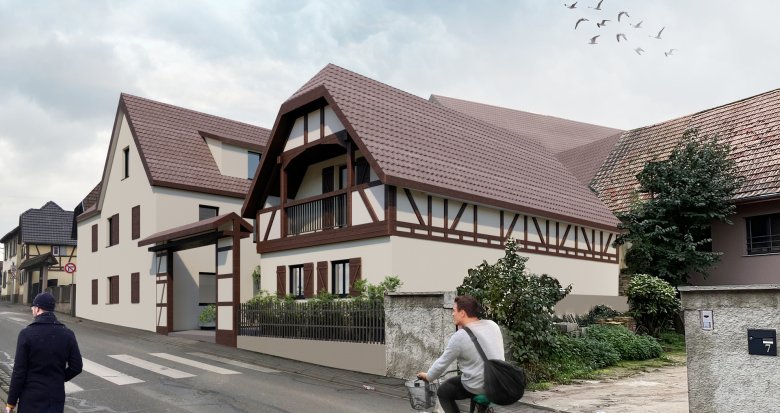 Achat / Vente immobilier neuf Vendenheim à 20 min de route de Strasbourg et Haguenau (67550) - Réf. 9461