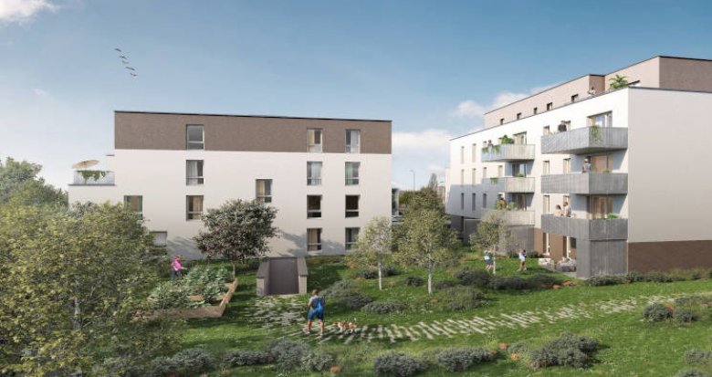 Achat / Vente immobilier neuf Strasbourg Elsau à 300m du tramway B (67000) - Réf. 12141